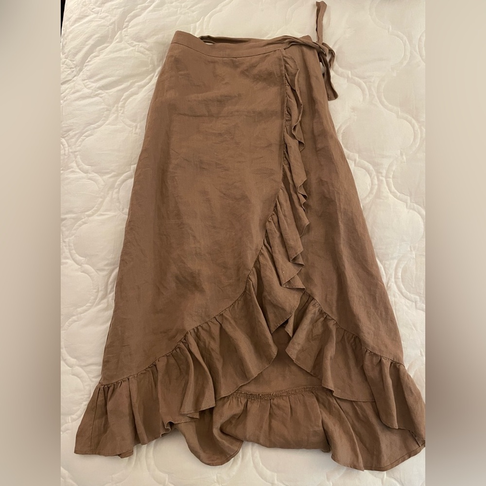 Wilfred Wrap Midi Skirt